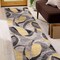 World Rug Gallery Modern Geometric Circular Harmony Non Shedding Soft Area Rug 2' x 7' Yellow 393YELLOW2x7 - alternate 9